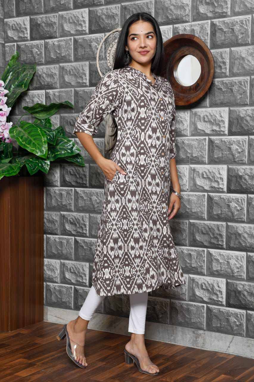 K 909 BY FASHID 01 to 31 Series Designer Collection Beautiful Stylish Fancy Colorful Party Wear & Occasional Wear Cambric Cotton Print Kurtis At Wholesale Price